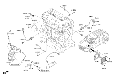 2014 Kia Optima  Screw-Machine Diagram for 1220406253