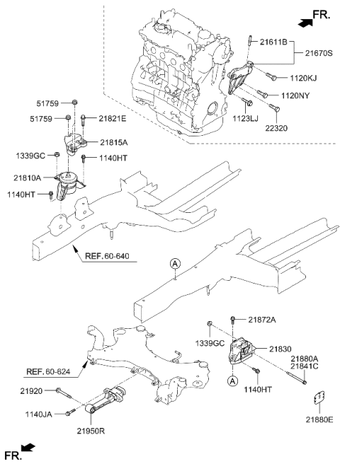 2022 Kia Sportage  BOLT-FLANGE Diagram for 21892P1000