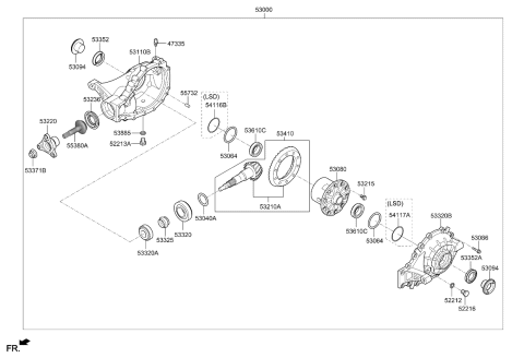 2022 Kia Stinger  Protector Diagram for 530943C300