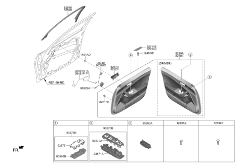 2022 Kia Stinger  Screw-Tapping Diagram for 1249004101