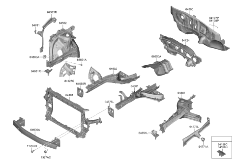 2023 Kia Sorento  Bolt Diagram for 1145308246B