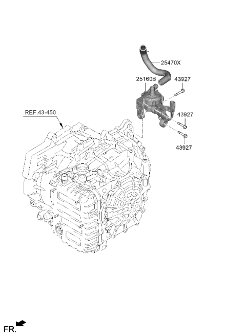 2022 Kia Sorento  AEWP Assembly Diagram for 251602MHA1