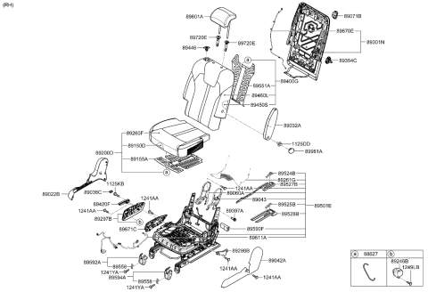 2023 Kia Sorento  Switch Assembly-2ND Seat Diagram for 89446S9000GYT