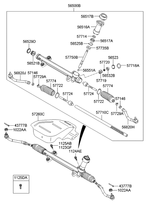 2013 Kia Optima Hybrid  Clip Diagram for 577293Q000