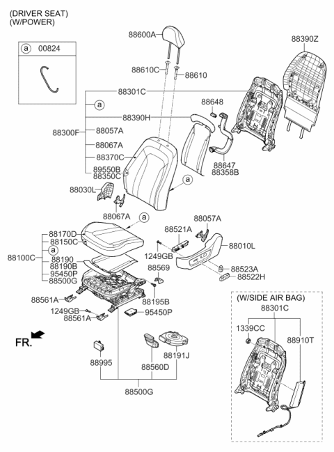 2013 Kia Optima  CCS ECU Assembly Diagram for 885534C011