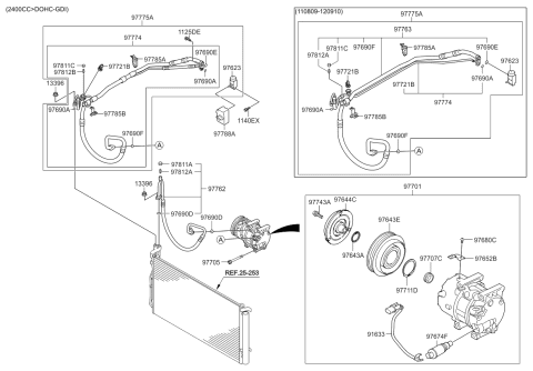 2012 Kia Optima  Valve-Expansion Diagram for 976263R000