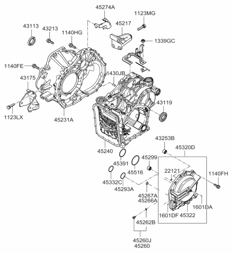 2009 Kia Amanti  Bolt-Special Diagram for 4212239030