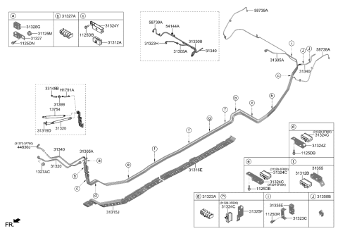 2007 Kia Amanti  O-Ring Diagram for 3131933400