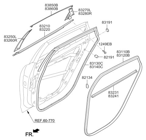 2018 Kia Cadenza  Pac K Diagram for 83241F6000
