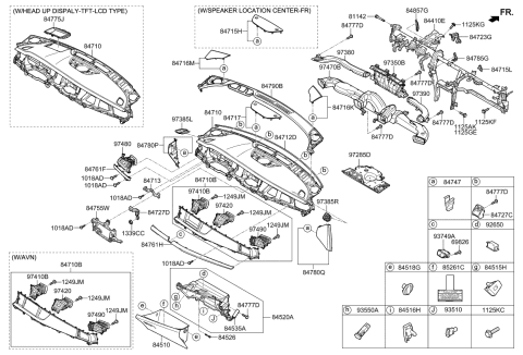 2018 Kia Cadenza  Pac K Diagram for 84775F6000YBR