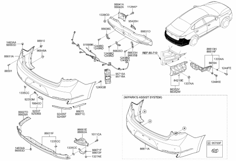 2019 Kia Cadenza  Wiring Harness-RPA Diagram for 91890F6020