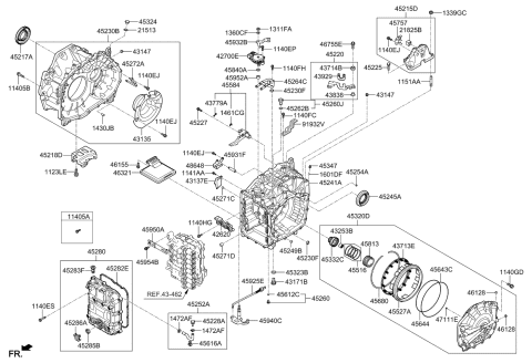 2019 Kia Cadenza  Bolt Diagram for 1140508226K