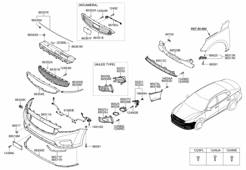 2017 Kia Cadenza Screw-Machine Diagram for 1229106303