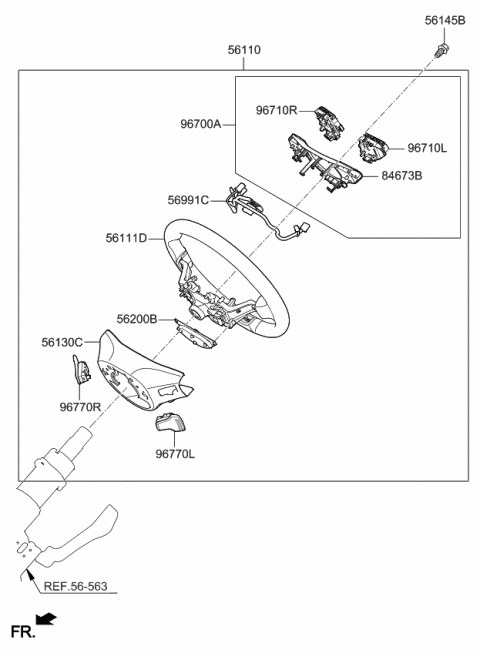 2017 Kia Cadenza  Pac K Diagram for 96710F6030