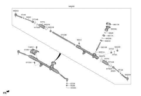 2023 Kia Sportage  SPRING-YOKE Diagram for 57723R0000