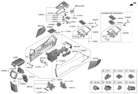 2023 Kia Sportage  INDICATOR-WIRELESS C Diagram for 95580P1000
