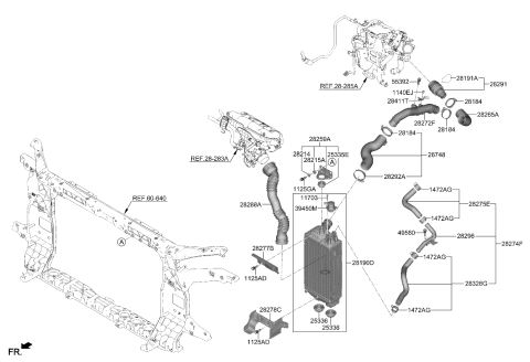 2023 Kia Sportage  Clip Diagram for 282922M000
