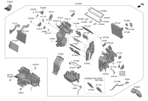 2020 Kia Forte  Guide-Vent Diagram for 97203F2000