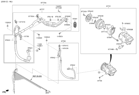 2021 Kia Forte  Tube Assembly-Suction Diagram for 97777M7000