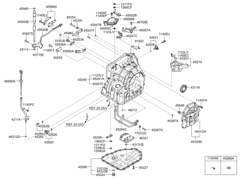 2009 Kia Soul  Nut-Flange Diagram for 1339510001