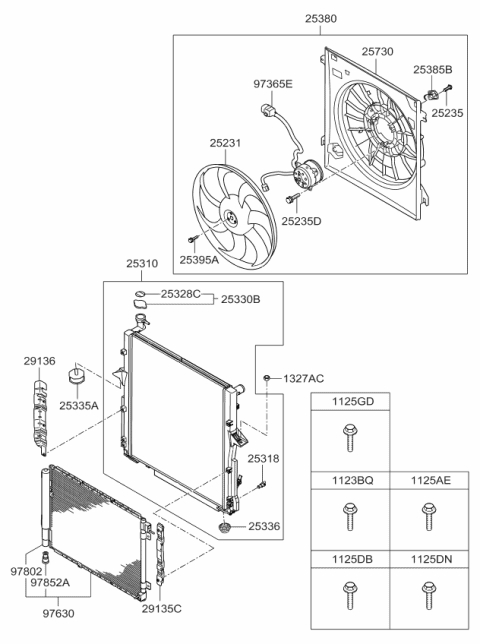 2006 Kia Sorento  Bolt-Washer Assembly Diagram for 1129306206P
