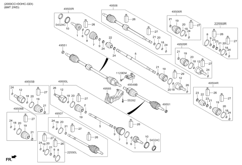 2014 Kia Forte  Heat Protector Diagram for 495483X200