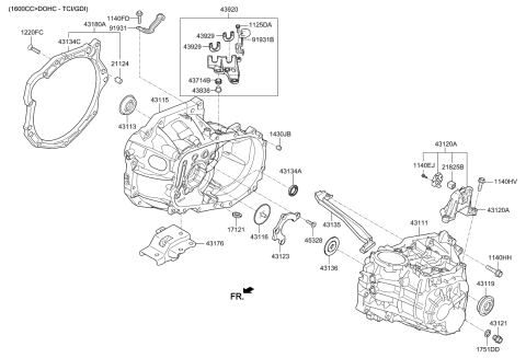2015 Kia Forte Koup  Guide-Oil Diagram for 4313532300