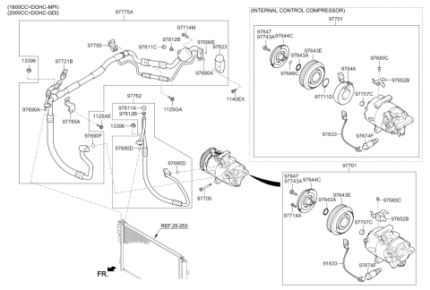 2014 Kia Forte Koup  Wiring Assembly-Compressor Diagram for 977233R000