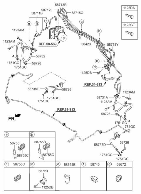 2015 Kia Forte Koup  Tube-Connector RH Diagram for 58713A7300