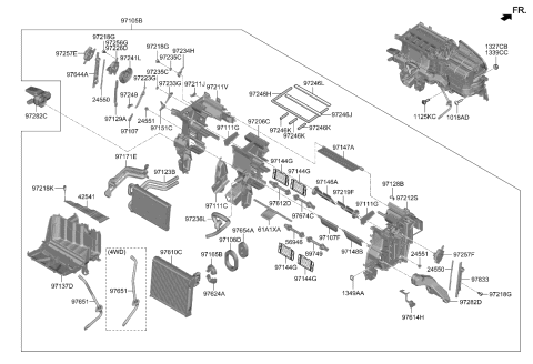 2022 Kia K5  ACTUATOR ASSY Diagram for 97226L1000