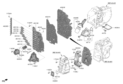 2021 Kia K5  Bolt-Flange Diagram for 1140506457K