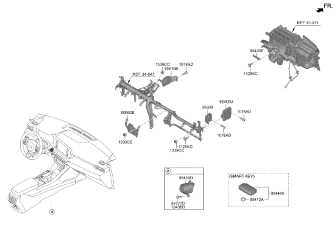 2021 Kia K5  UNIT ASSY-SVM ECU Diagram for 99960L3300