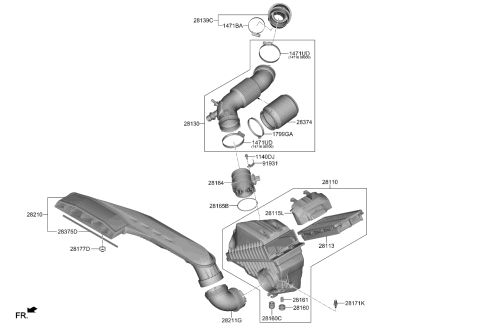 2024 Kia K5  Bracket-Wiring MTG Diagram for 91931L1220