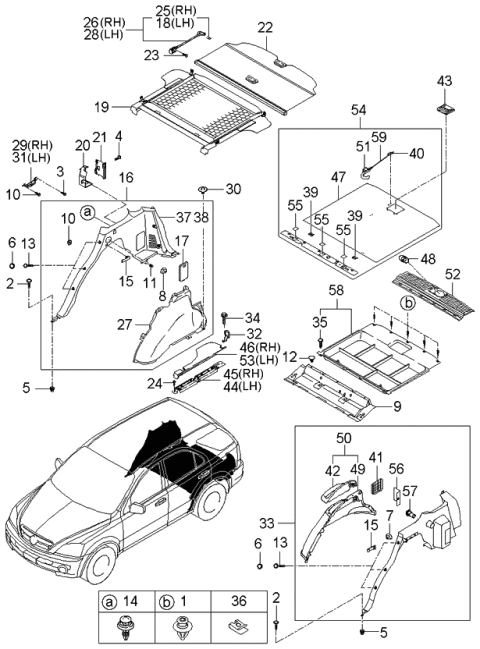 2006 Kia Sorento  FASTENER Diagram for KG03268865ACY