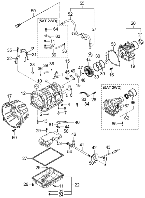 2006 Kia Sorento  Bolt-Flange Diagram for 1140310356K