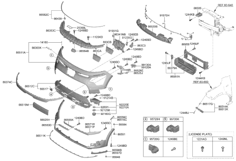 2023 Kia Niro EV  Bolt Washer Assembly Diagram for 1125406256B