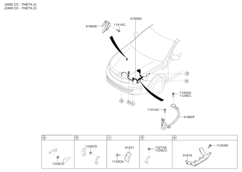 2016 Kia Optima  Protector-Wiring Diagram for 91972C1850