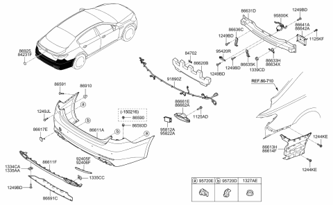 2016 Kia K900 Screw-Tapping Diagram for 1249206187E