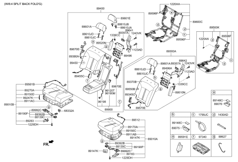 2016 Kia K900  Jack Assembly-Audio, Usb Diagram for 961213TAA0