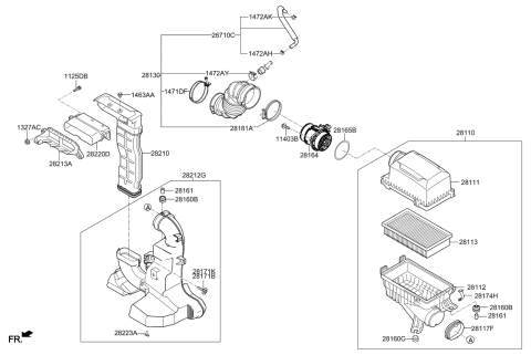 2019 Kia Rio  Clip-Hose Diagram for 1471175006B
