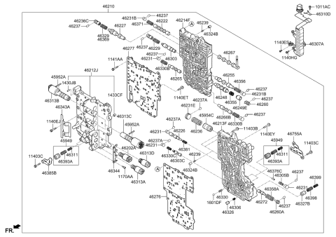 2016 Kia Sportage  Plate-Separator, Lower Diagram for 462762F000