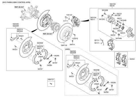2016 Kia Sportage  Spring-Shoe Return Diagram for 58268D3000