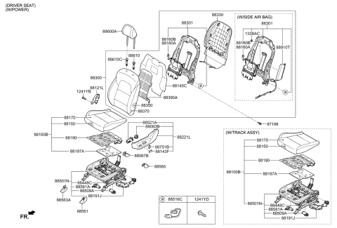2018 Kia Sportage  Pac K Diagram for 88182D9000BGJ