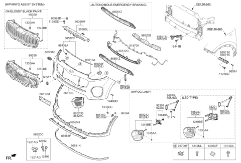 2018 Kia Sportage Screw-Tapping Diagram for 1249305257B