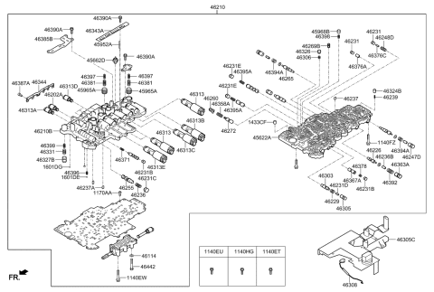 2015 Kia K900  Ball-Steel Diagram for 1601111000