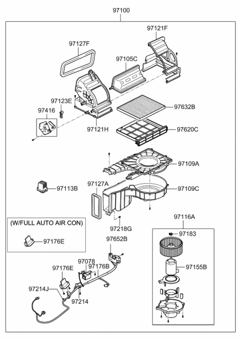 2009 Kia Spectra  Clip Diagram for 971962F000