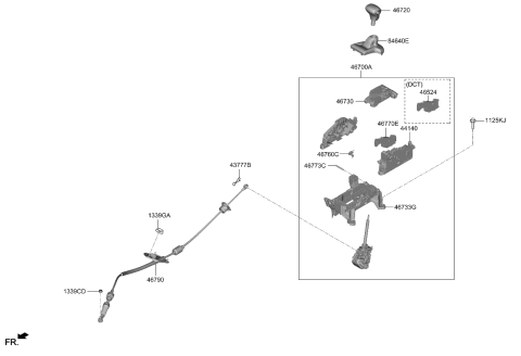 2023 Kia Forte  Pin Diagram for 46777F0200