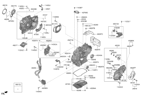 2023 Kia Forte  Bracket-Roll Support Diagram for 482172H000