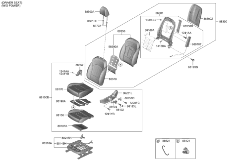 2022 Kia Forte  Ventilation Assembly-Fr Diagram for 88195M6000