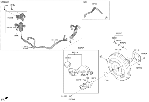 2021 Kia Sorento  Bracket-Vacuum Pump Diagram for 59260L1000